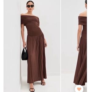 lioness field of dreams maxi - chocolate brown